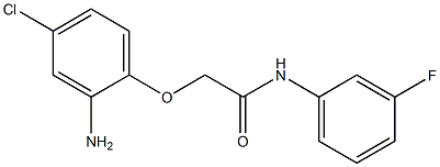 2-(2-amino-4-chlorophenoxy)-N-(3-fluorophenyl)acetamide Struktur