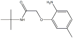 2-(2-amino-5-methylphenoxy)-N-(tert-butyl)acetamide Struktur