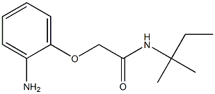 2-(2-aminophenoxy)-N-(1,1-dimethylpropyl)acetamide Struktur