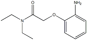 2-(2-aminophenoxy)-N,N-diethylacetamide Struktur