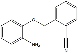 2-(2-aminophenoxymethyl)benzonitrile Struktur