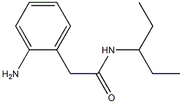 2-(2-aminophenyl)-N-(1-ethylpropyl)acetamide Struktur