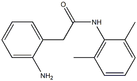 2-(2-aminophenyl)-N-(2,6-dimethylphenyl)acetamide Struktur