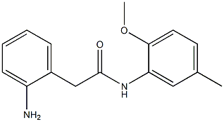 2-(2-aminophenyl)-N-(2-methoxy-5-methylphenyl)acetamide Struktur