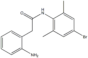 2-(2-aminophenyl)-N-(4-bromo-2,6-dimethylphenyl)acetamide Struktur