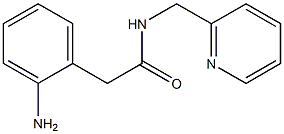 2-(2-aminophenyl)-N-(pyridin-2-ylmethyl)acetamide Struktur