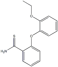 2-(2-ethoxyphenoxy)benzene-1-carbothioamide Struktur