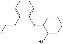 2-(2-ethoxyphenoxy)cyclohexan-1-amine Struktur