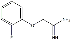 2-(2-fluorophenoxy)ethanimidamide Struktur