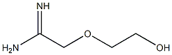 2-(2-hydroxyethoxy)ethanimidamide Struktur