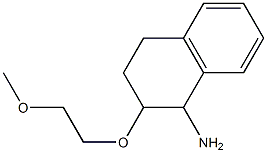 2-(2-methoxyethoxy)-1,2,3,4-tetrahydronaphthalen-1-amine Struktur