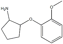 2-(2-methoxyphenoxy)cyclopentanamine Struktur