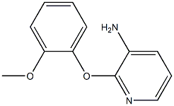 2-(2-methoxyphenoxy)pyridin-3-amine Struktur