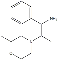 2-(2-methylmorpholin-4-yl)-1-phenylpropan-1-amine Struktur