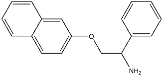 2-(2-naphthyloxy)-1-phenylethanamine Struktur