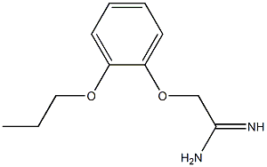 2-(2-propoxyphenoxy)ethanimidamide Struktur