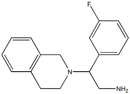 2-(3,4-dihydroisoquinolin-2(1H)-yl)-2-(3-fluorophenyl)ethanamine Struktur