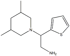 2-(3,5-dimethylpiperidin-1-yl)-2-thien-2-ylethanamine Struktur