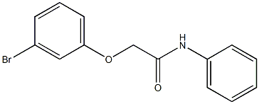 2-(3-bromophenoxy)-N-phenylacetamide Struktur