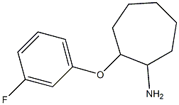 2-(3-fluorophenoxy)cycloheptanamine Struktur