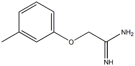 2-(3-methylphenoxy)ethanimidamide Struktur