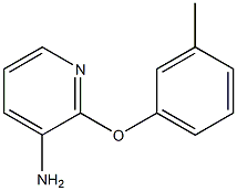 2-(3-methylphenoxy)pyridin-3-amine Struktur