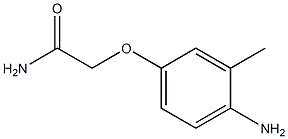 2-(4-amino-3-methylphenoxy)acetamide Struktur