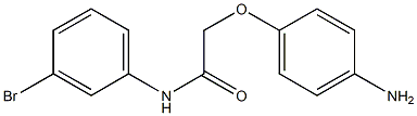 2-(4-aminophenoxy)-N-(3-bromophenyl)acetamide Struktur