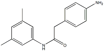 2-(4-aminophenyl)-N-(3,5-dimethylphenyl)acetamide Struktur