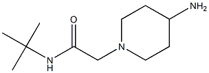 2-(4-aminopiperidin-1-yl)-N-(tert-butyl)acetamide Struktur