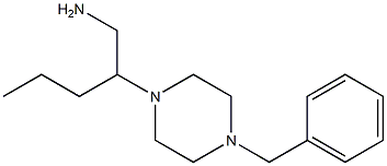 2-(4-benzylpiperazin-1-yl)pentan-1-amine Struktur