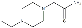 2-(4-ethylpiperazin-1-yl)ethanethioamide Struktur