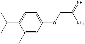 2-(4-isopropyl-3-methylphenoxy)ethanimidamide Struktur