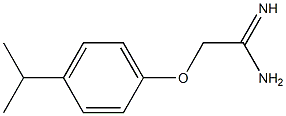 2-(4-isopropylphenoxy)ethanimidamide Struktur