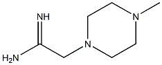 2-(4-methylpiperazin-1-yl)ethanimidamide Struktur