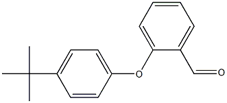 2-(4-tert-butylphenoxy)benzaldehyde Struktur