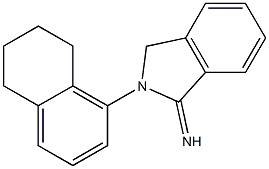 2-(5,6,7,8-tetrahydronaphthalen-1-yl)-2,3-dihydro-1H-isoindol-1-imine Struktur