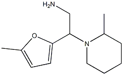 2-(5-methyl-2-furyl)-2-(2-methylpiperidin-1-yl)ethanamine Struktur