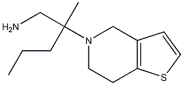 2-(6,7-dihydrothieno[3,2-c]pyridin-5(4H)-yl)-2-methylpentan-1-amine Struktur