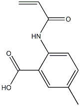 2-(acryloylamino)-5-methylbenzoic acid Struktur