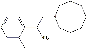 2-(azocan-1-yl)-1-(2-methylphenyl)ethan-1-amine Struktur