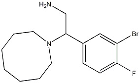 2-(azocan-1-yl)-2-(3-bromo-4-fluorophenyl)ethan-1-amine Struktur