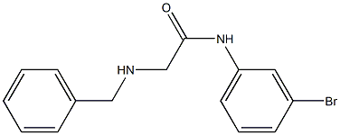 2-(benzylamino)-N-(3-bromophenyl)acetamide Struktur