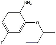 2-(butan-2-yloxy)-4-fluoroaniline Struktur