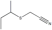 2-(butan-2-ylsulfanyl)acetonitrile Struktur