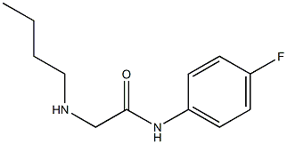 2-(butylamino)-N-(4-fluorophenyl)acetamide Struktur