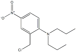 2-(chloromethyl)-4-nitro-N,N-dipropylaniline Struktur