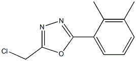 2-(chloromethyl)-5-(2,3-dimethylphenyl)-1,3,4-oxadiazole Struktur