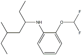 2-(difluoromethoxy)-N-(5-methylheptan-3-yl)aniline Struktur