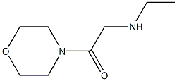 2-(ethylamino)-1-(morpholin-4-yl)ethan-1-one Struktur